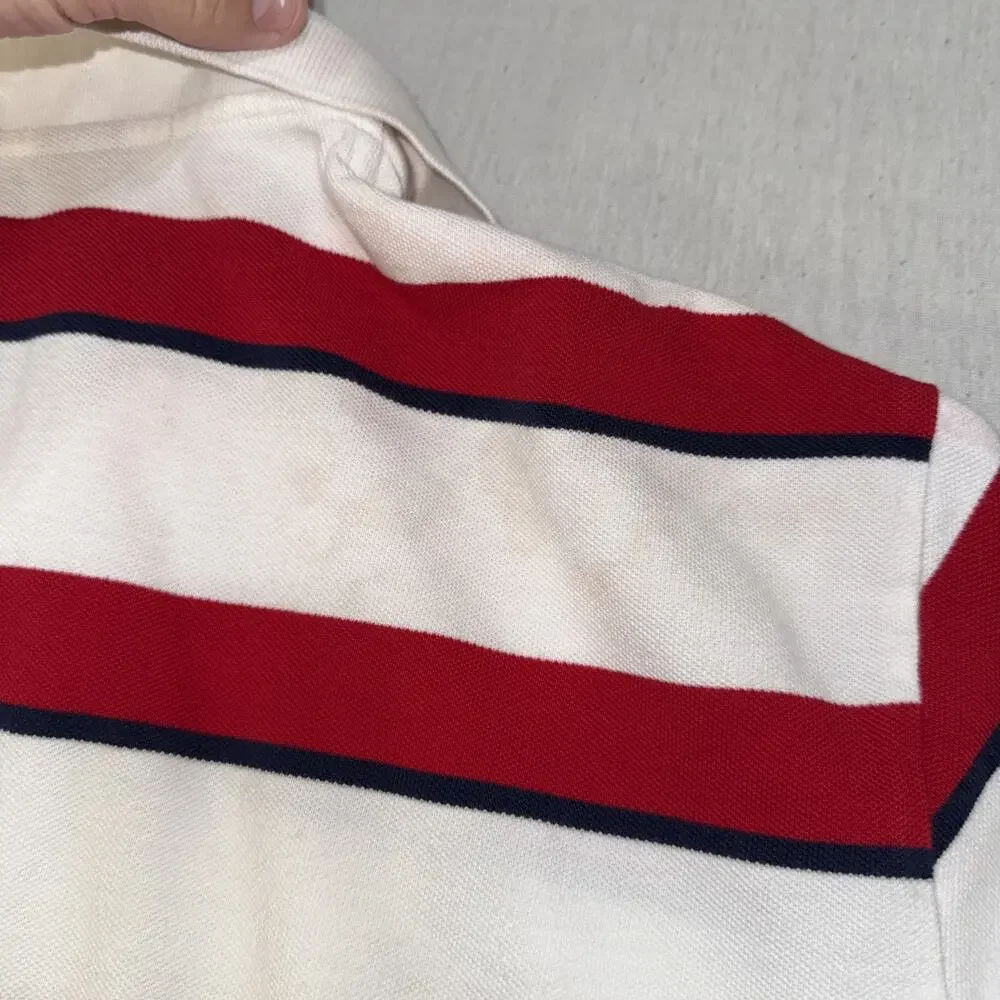 Polo Ralph Lauren Men's Jersey Rugby Striped Polo - Size Large